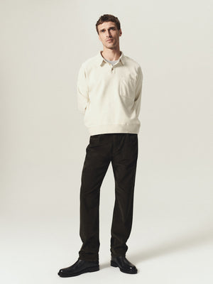 Elijah Classic Straight Corduroy in Olive