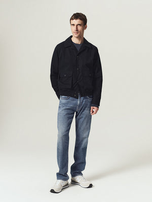 Elijah Classic Straight in Shadow Blue