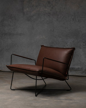 Earl Chair Old Glory Frame - Luxor Fango