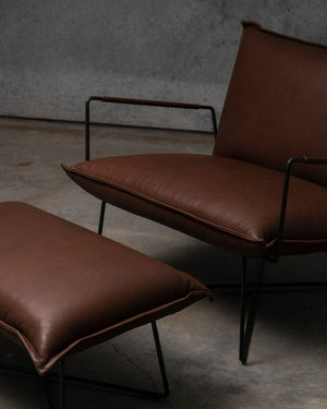 Earl Chair Old Glory Frame - Luxor Fango