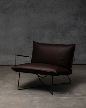 Earl Chair Old Glory Frame - Sadie Chocolate