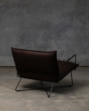 Earl Chair Old Glory Frame - Sadie Chocolate