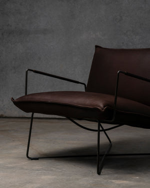 Earl Chair Old Glory Frame - Sadie Chocolate