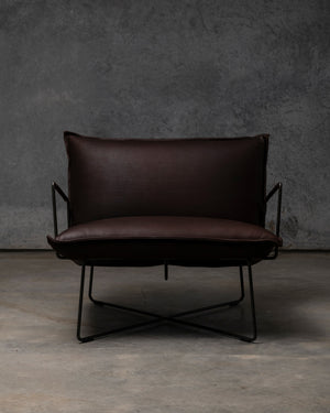 Earl Chair Old Glory Frame - Sadie Chocolate