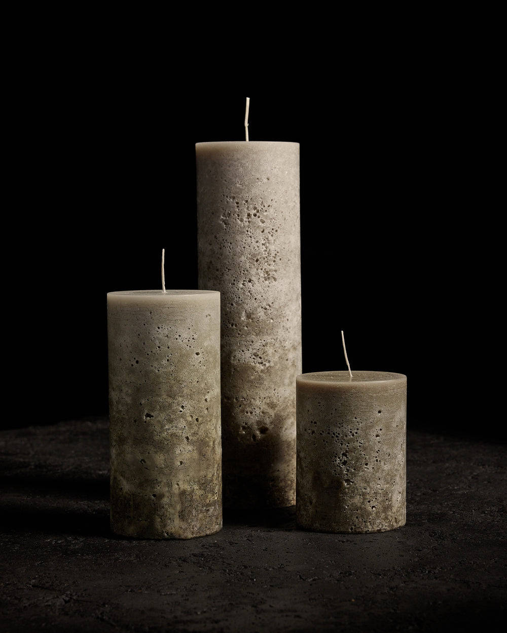 Chapel Candle Earth Ombre