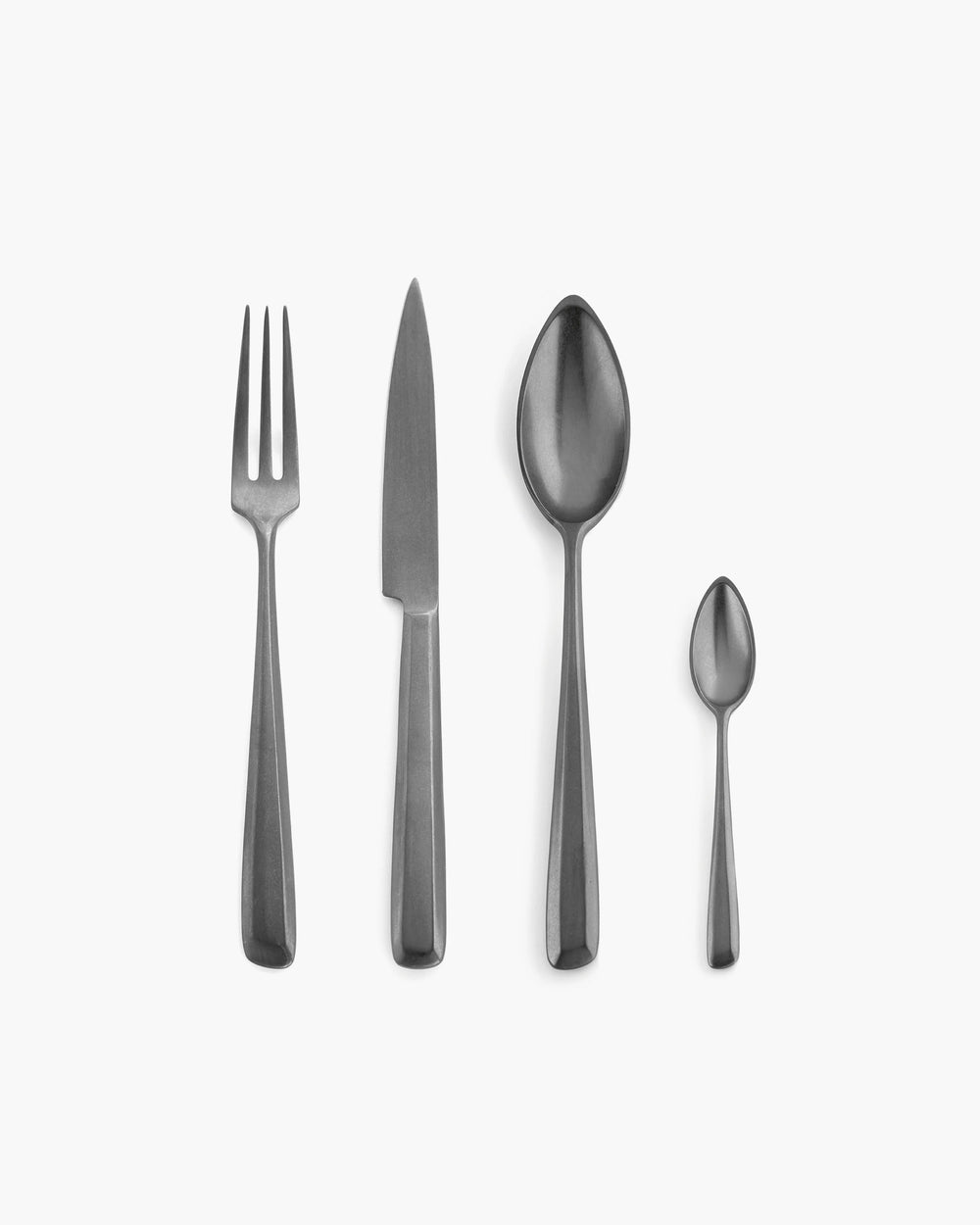 Zoë Cutlery Set Matte Anthracite