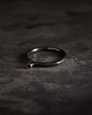 Eila Ring Black Oxidised Silver