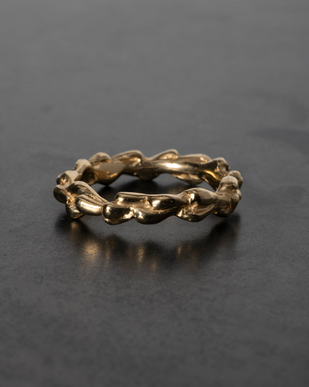 River of Tears Ring Gold