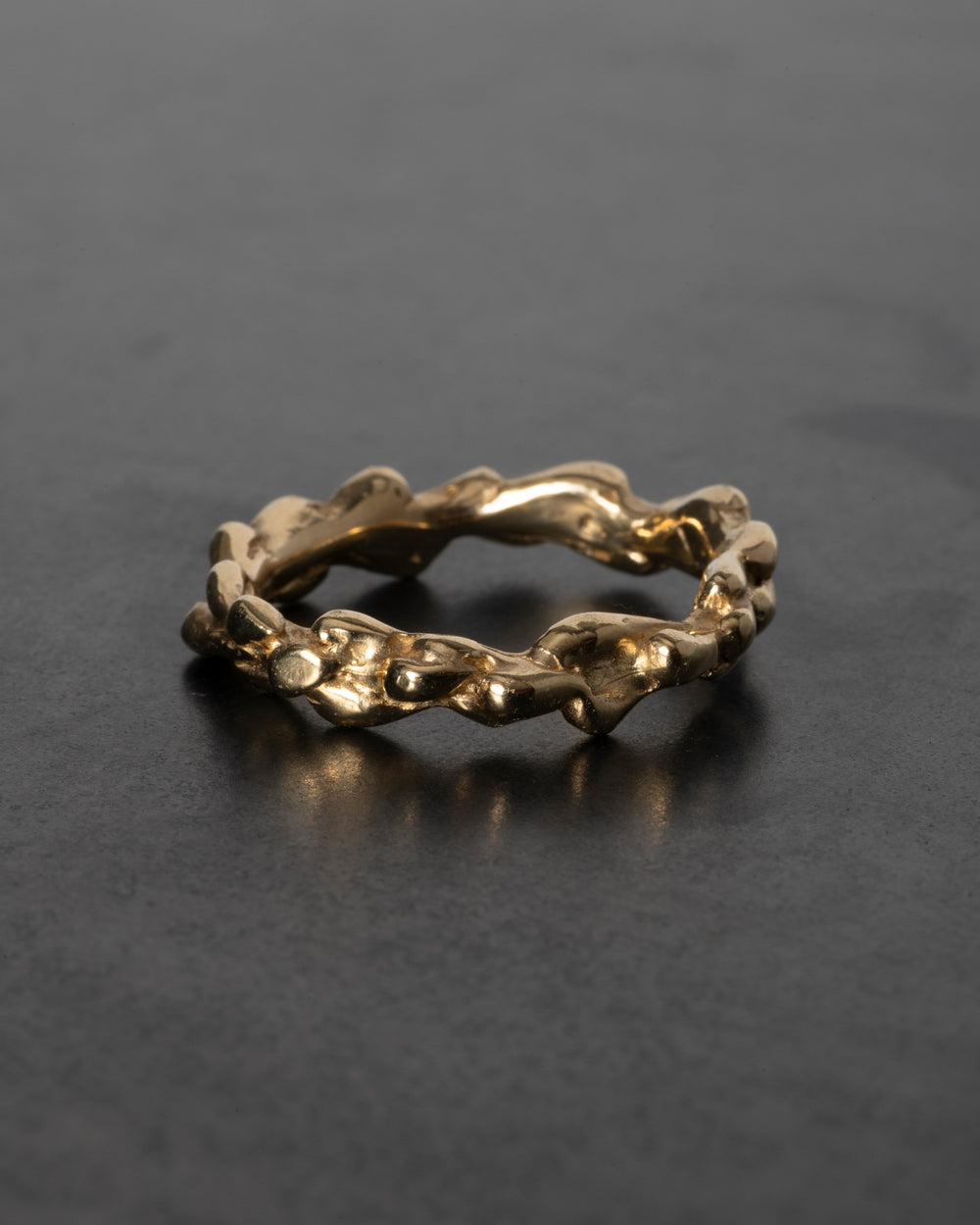 River of Tears Ring Gold