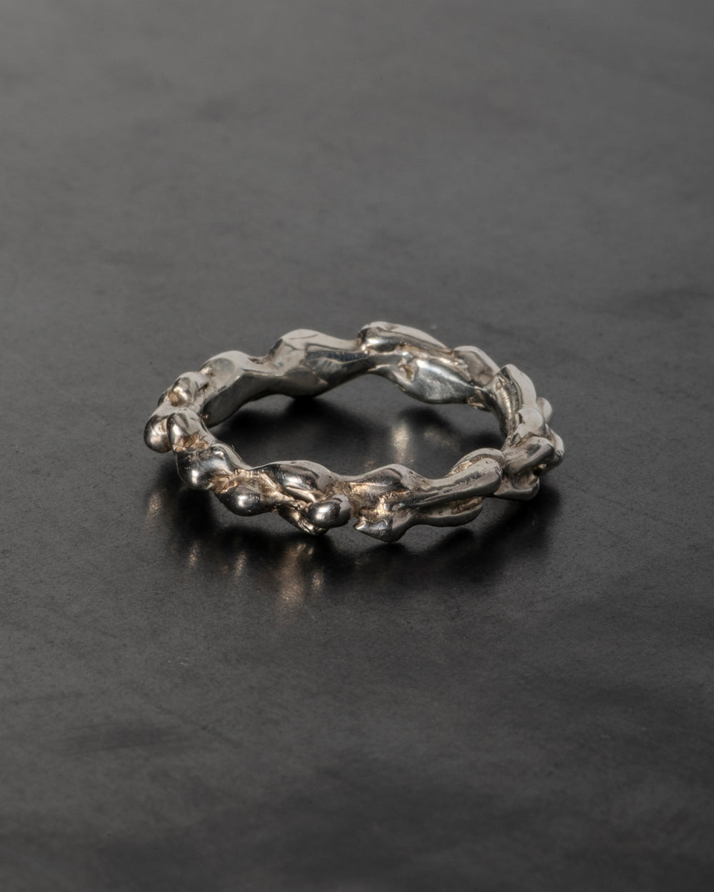 River of Tears Ring Silver