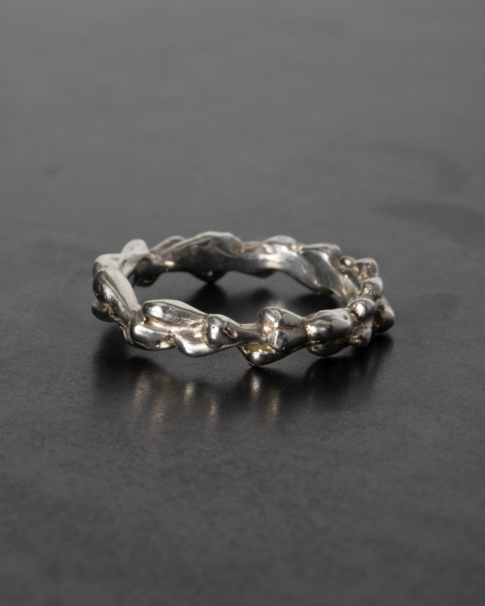 River of Tears Ring Silver