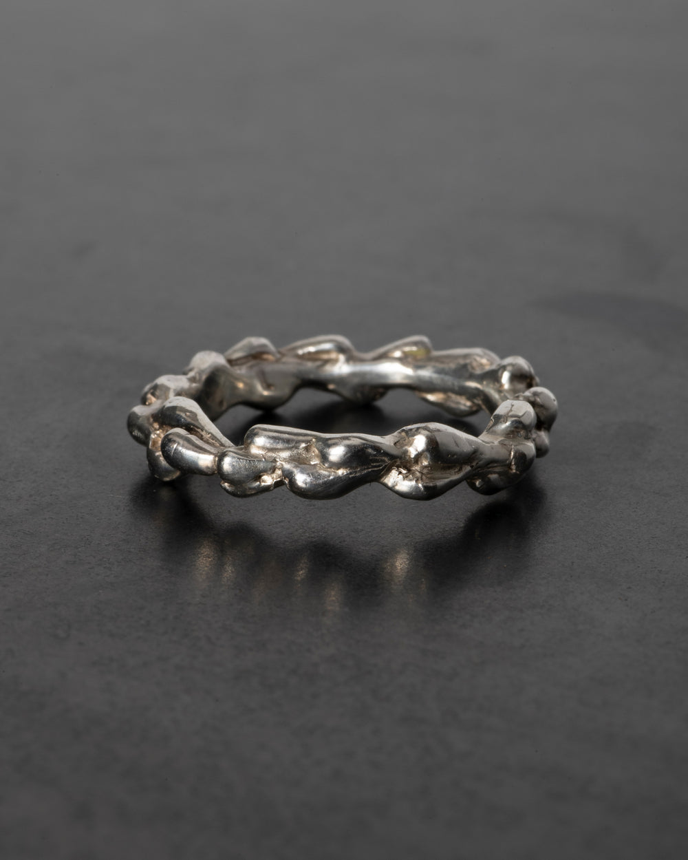 River of Tears Ring Silver