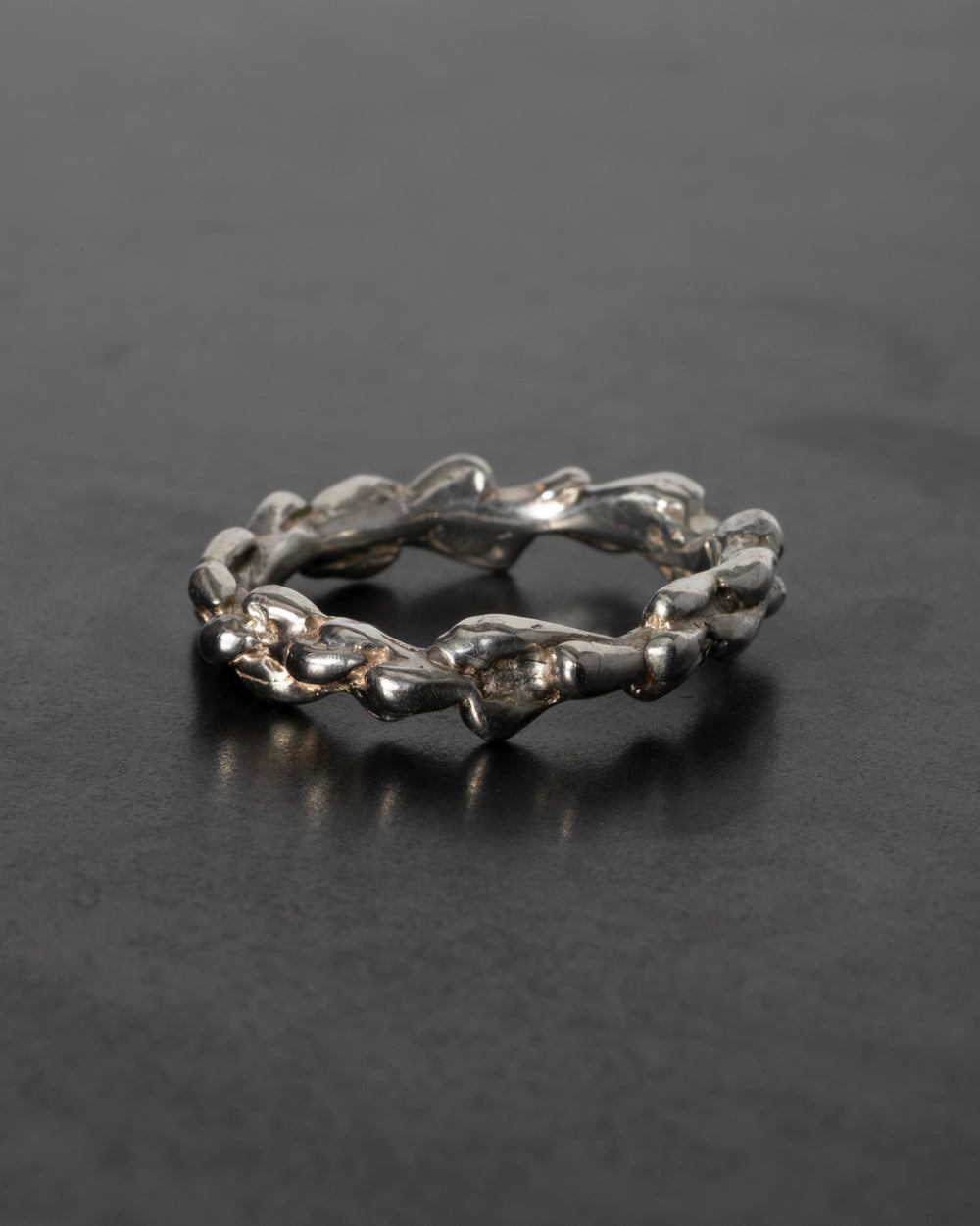 River of Tears Ring Silver