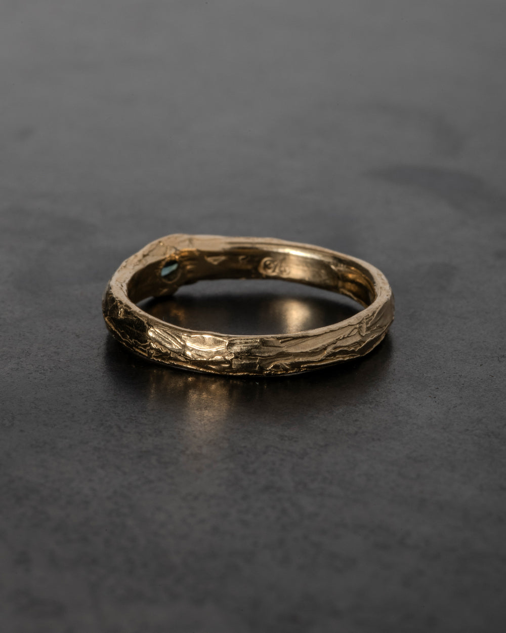 Small Argus Ring - Teal Sapphire