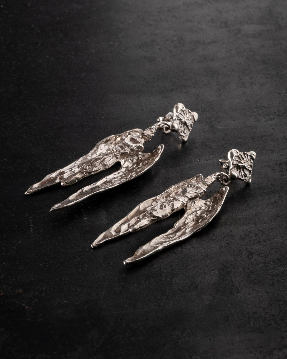 Silver Archangel Earrings