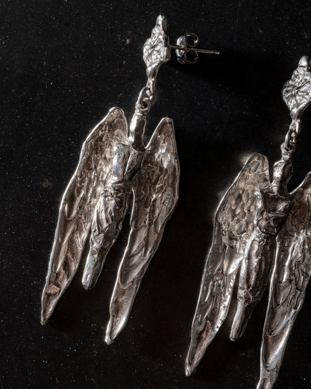 Silver Archangel Earrings