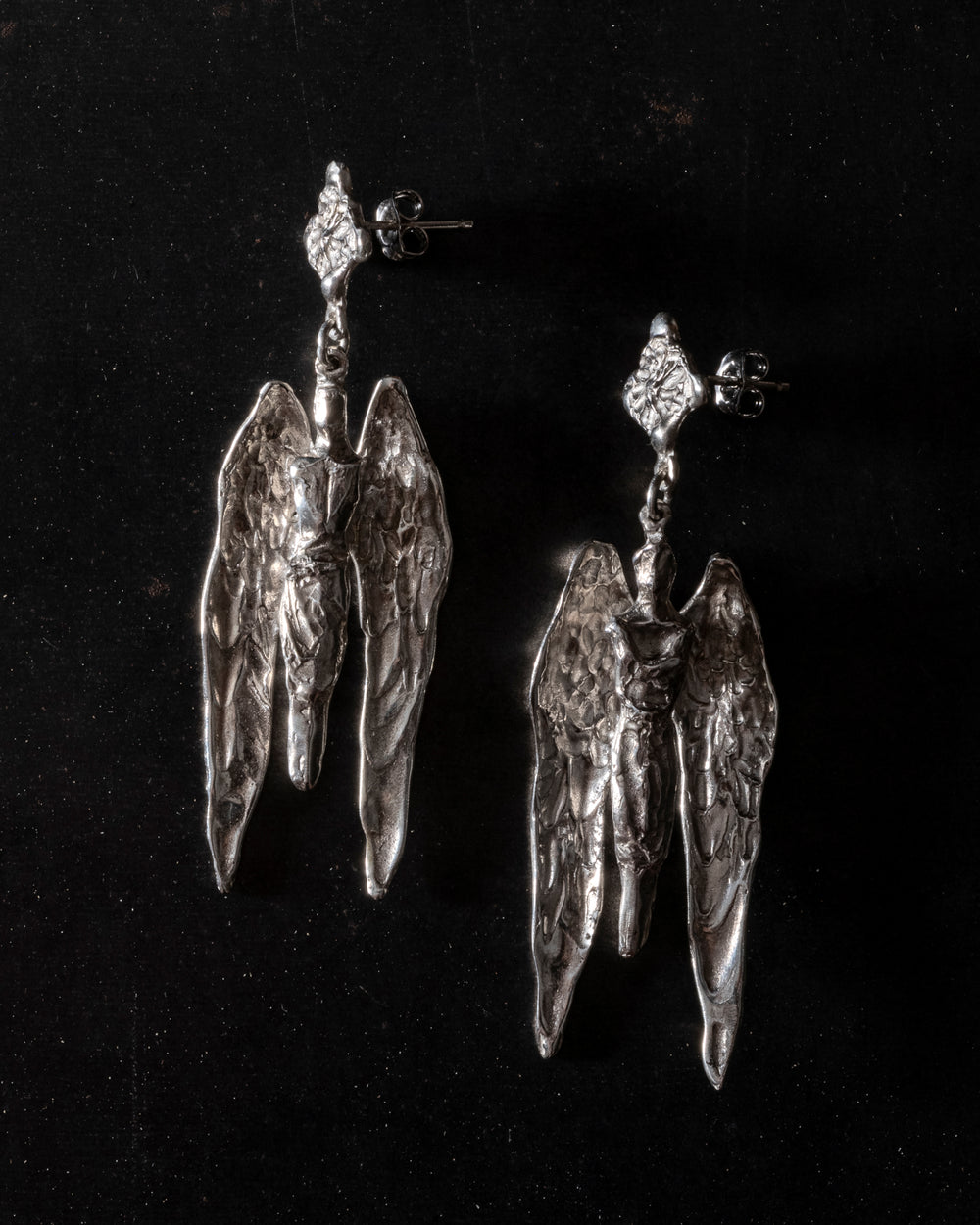 Silver Archangel Earrings
