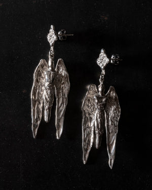 Silver Archangel Earrings