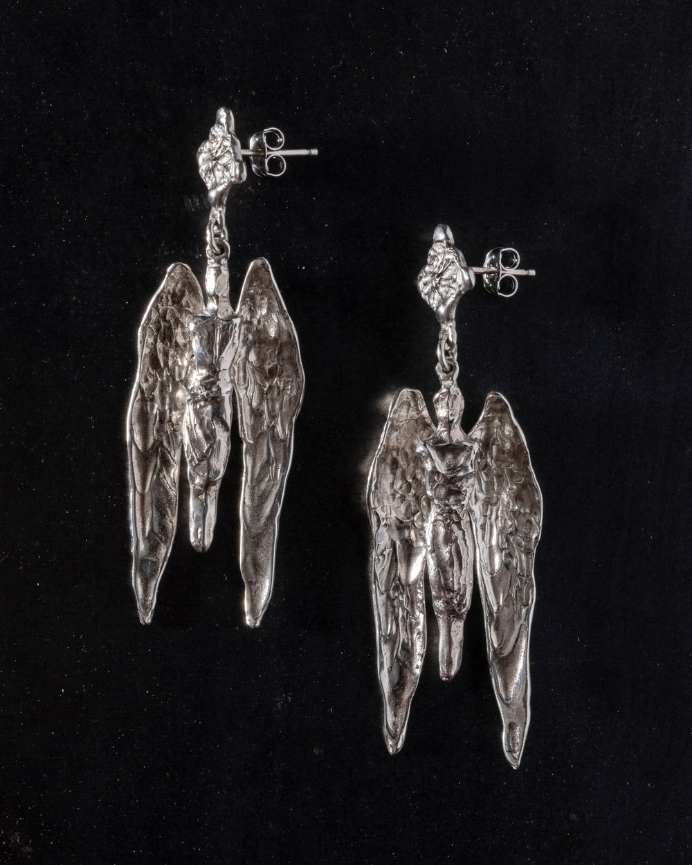 Silver Archangel Earrings