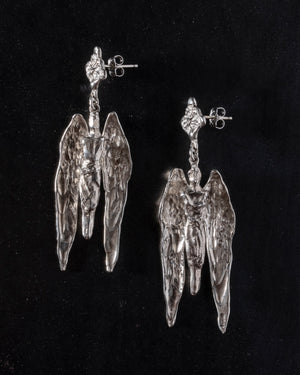 Silver Archangel Earrings