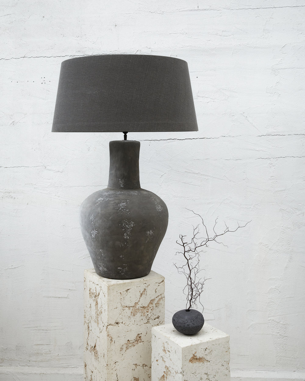 Pizzoli Jug Lamp Grey