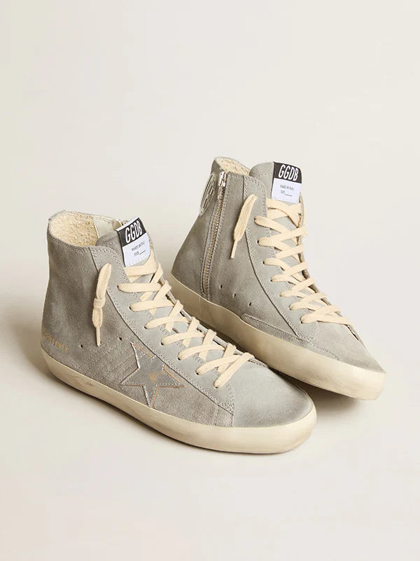 Francy Suede Upper and Laminated Star Silver