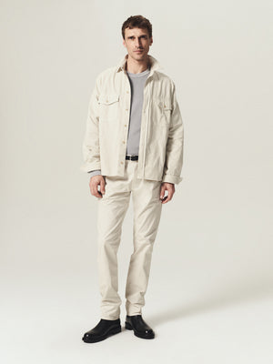 Shigoto Shirt Cashmere Touch Light Taupe