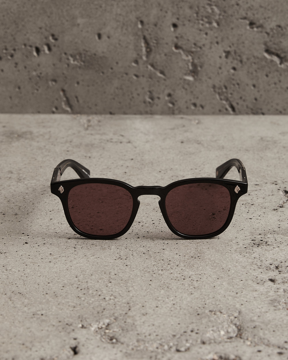Ace Sun Black Semi Flat Pure Rosewood Lens