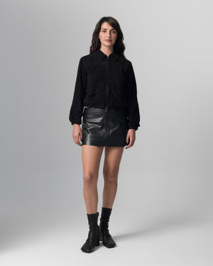 Leather Jacket Nero GD25S23056BISCMSO
