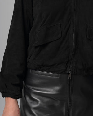 Leather Jacket Nero GD25S23056BISCMSO