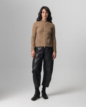 Stretch Leather Jacket Terra GD26S17095MGSD