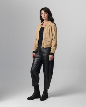 Leather Jacket Dune GD26S23056BISCMSO