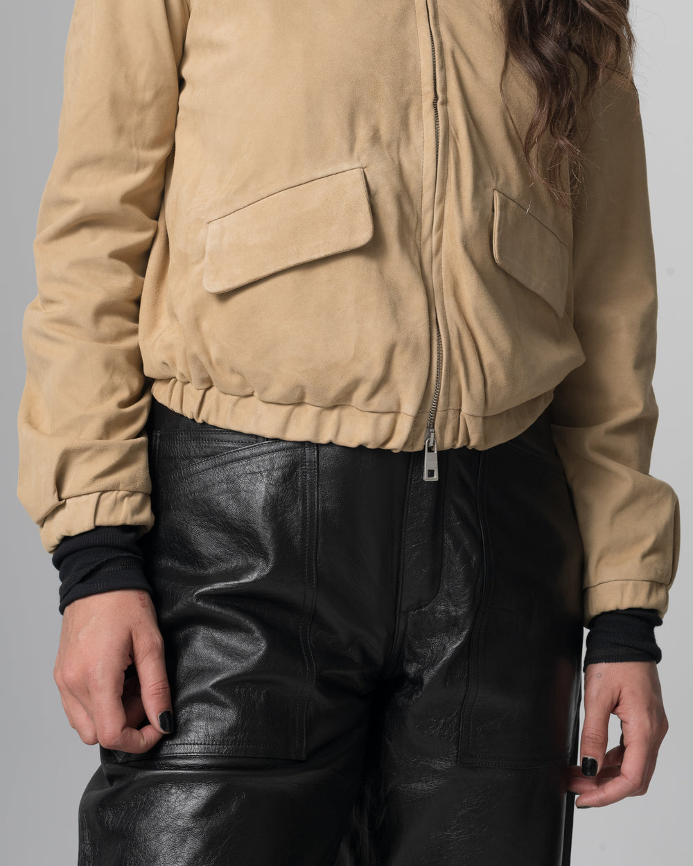 Leather Jacket Dune GD26S23056BISCMSO