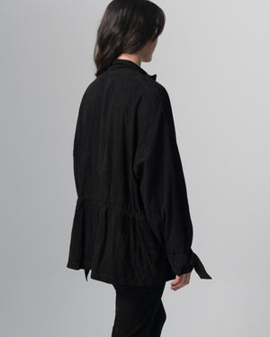 Leather Jacket Nero GD26S23096CMSO