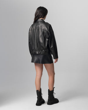 Leather Jacket Nero GD26S27094NATU