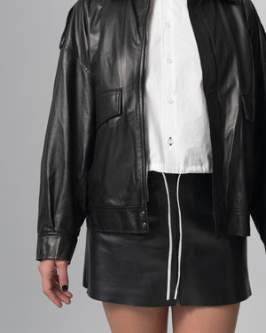 Leather Jacket Nero GD26S27094NATU