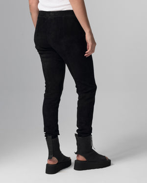 Stretch Leather Pants Nero GD26S29006MGSD