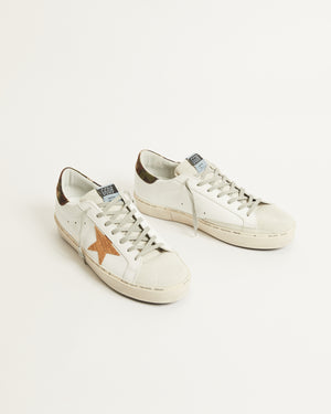 Men's Hi Star in Suede Toe w/ Printed Suede Brown Star and Camo Heel Tab