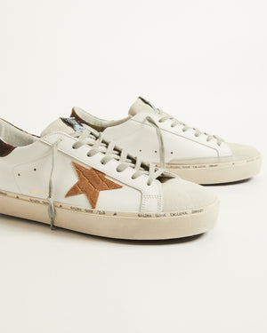 Men's Hi Star in Suede Toe w/ Printed Suede Brown Star and Camo Heel Tab