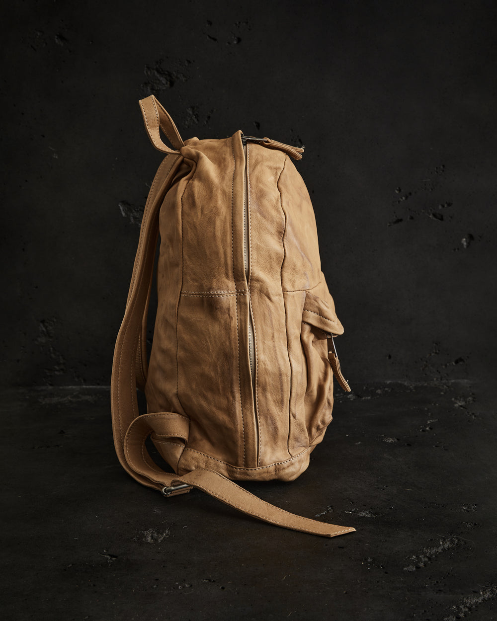 Leather Backpack Nut