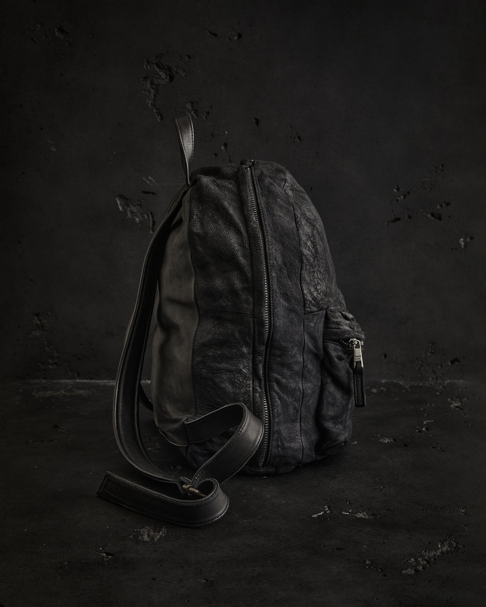 Backpack Reverse Leather Nero