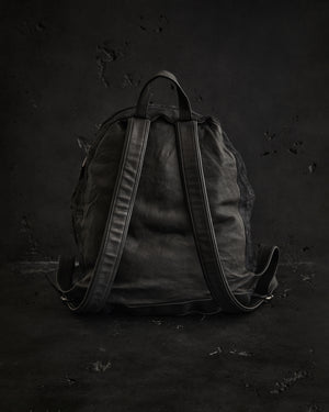 Backpack Reverse Leather Nero