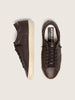 Women's Women's Super Star in Dark Brown Leather w/ Tone-on-tone Leather Star