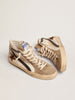 Men's Slide w/ Leopard Print Pony Skin Star and Black Flash