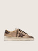 Men’s Stardan in Beige Suede w/ Brown Star and Inserts