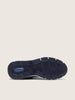 Men's Dad Star in Denim Blue Suede Upper with Silver Leather Star
