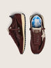 Women's Marathon w/ Brown Satin Upper and Platinum Leather star