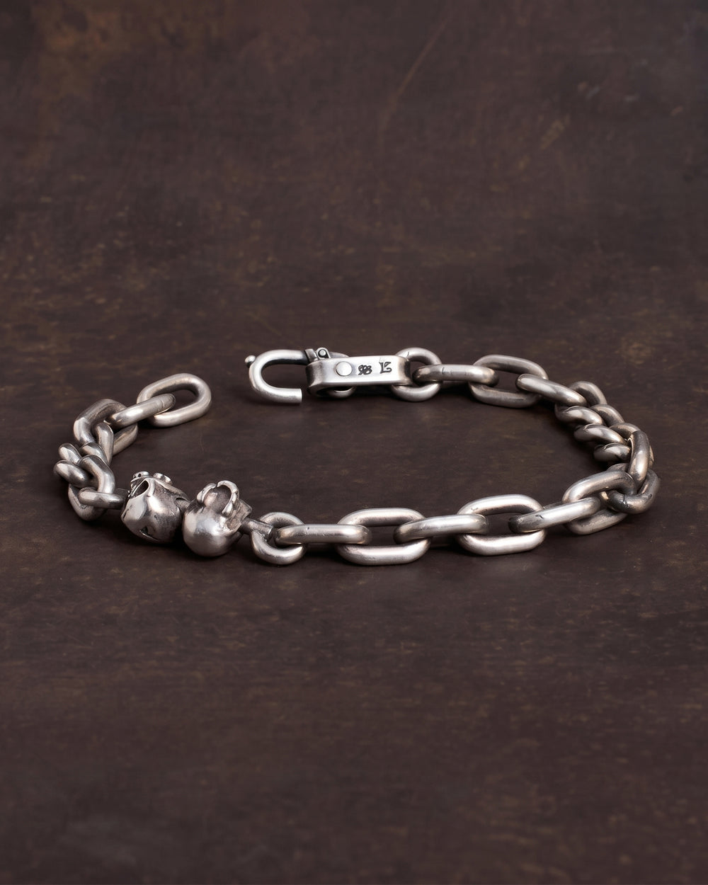 Bracelet Two Skulls