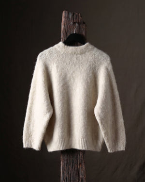Woman V Neck Carded Cashmere Raglan Cardigan Saraceno
