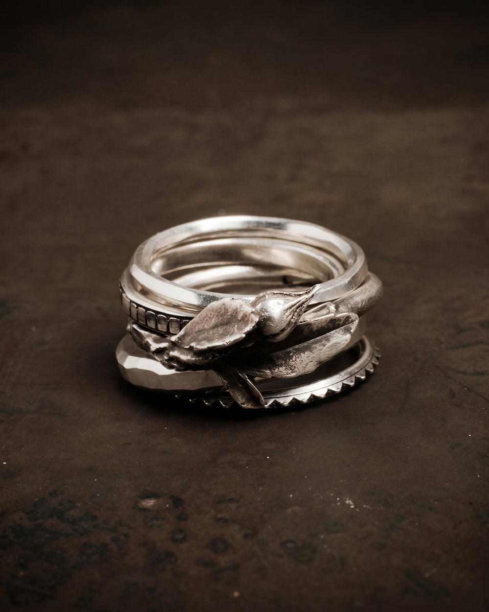5 Combination Ring - Rosebud
